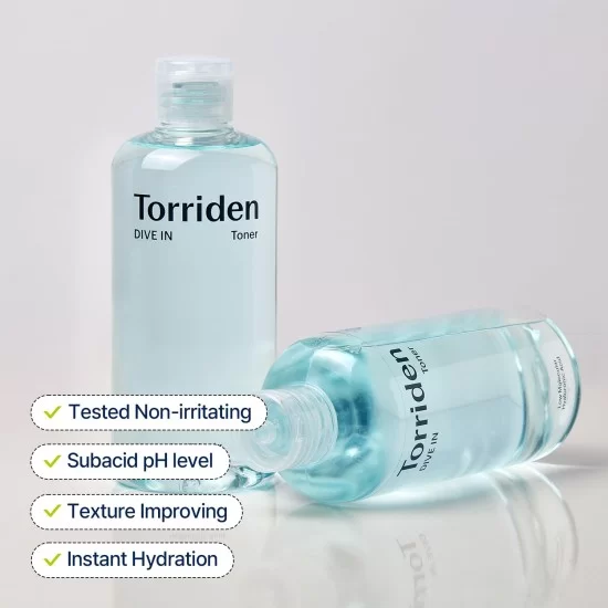 Torriden - Dive-In Low Molecule Hyaluronic Acid Toner 300Ml